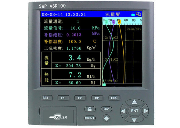 SWP-ASR無紙記錄儀（流量型）